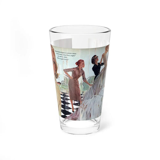 Bride In a Hurry, Redbook, July 1958 (Magazine Illustration) Pint Glass 16oz-16oz-Go Mug Yourself