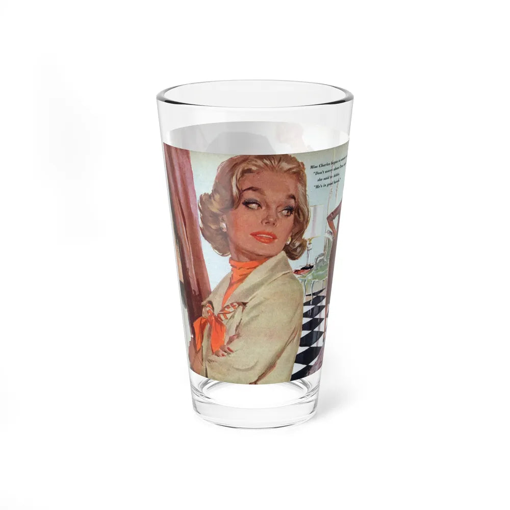 Bride In a Hurry, Redbook, July 1958 (Magazine Illustration) Pint Glass 16oz-Go Mug Yourself