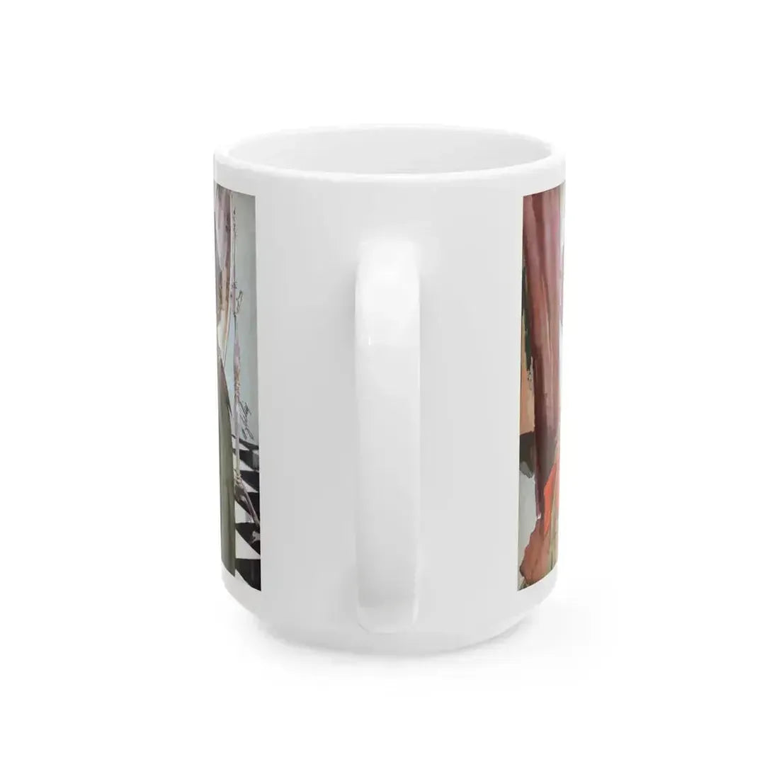 Bride In a Hurry, Redbook, July 1958 - White Coffee Mug - Go Mug Yourself