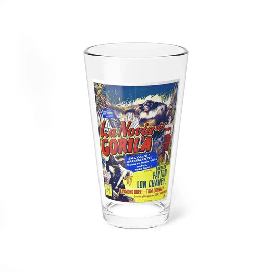 BRIDE OF THE GORILLA 1951 Movie Poster - Pint Glass 16oz 16oz - Go Mug Yourself