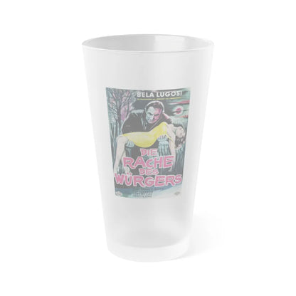 BRIDE OF THE MONSTER (GERMANY) 1955 Movie Poster - Frosted Pint Glass 16oz-16oz-Frosted-Go Mug Yourself