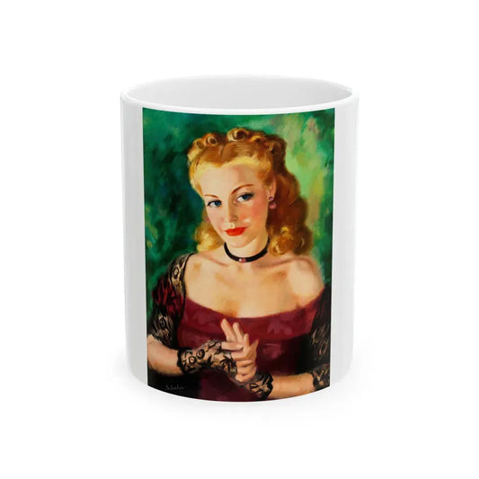 Bride of the Outlaw Sheriff, American Weekly n. 99, 1935 - White Coffee Mug 11oz - Go Mug Yourself