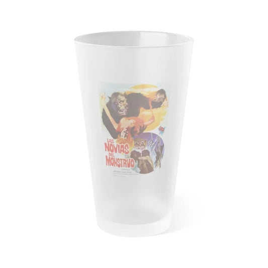 BRIDES OF BLOOD (2) 1968 Movie Poster - Frosted Pint Glass 16oz-16oz-Frosted-Go Mug Yourself