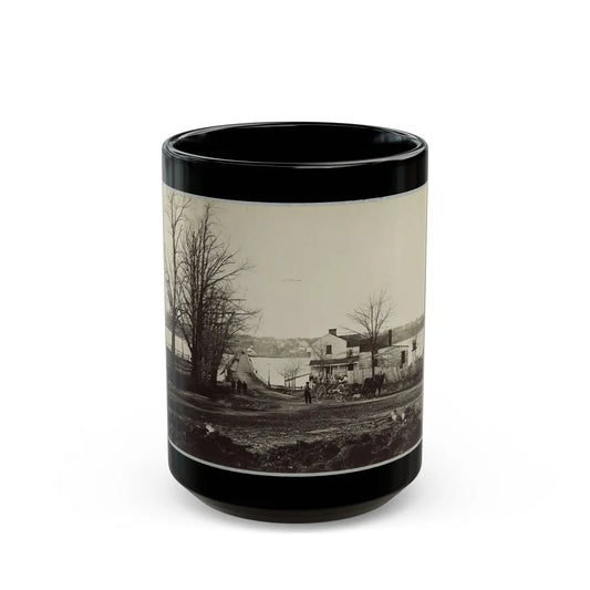 Bridge Across Eastern Branch Of Potomac River, Washington, D.C., April, 1865 (U.S. Civil War) Black Coffee Mug-15oz-Go Mug Yourself