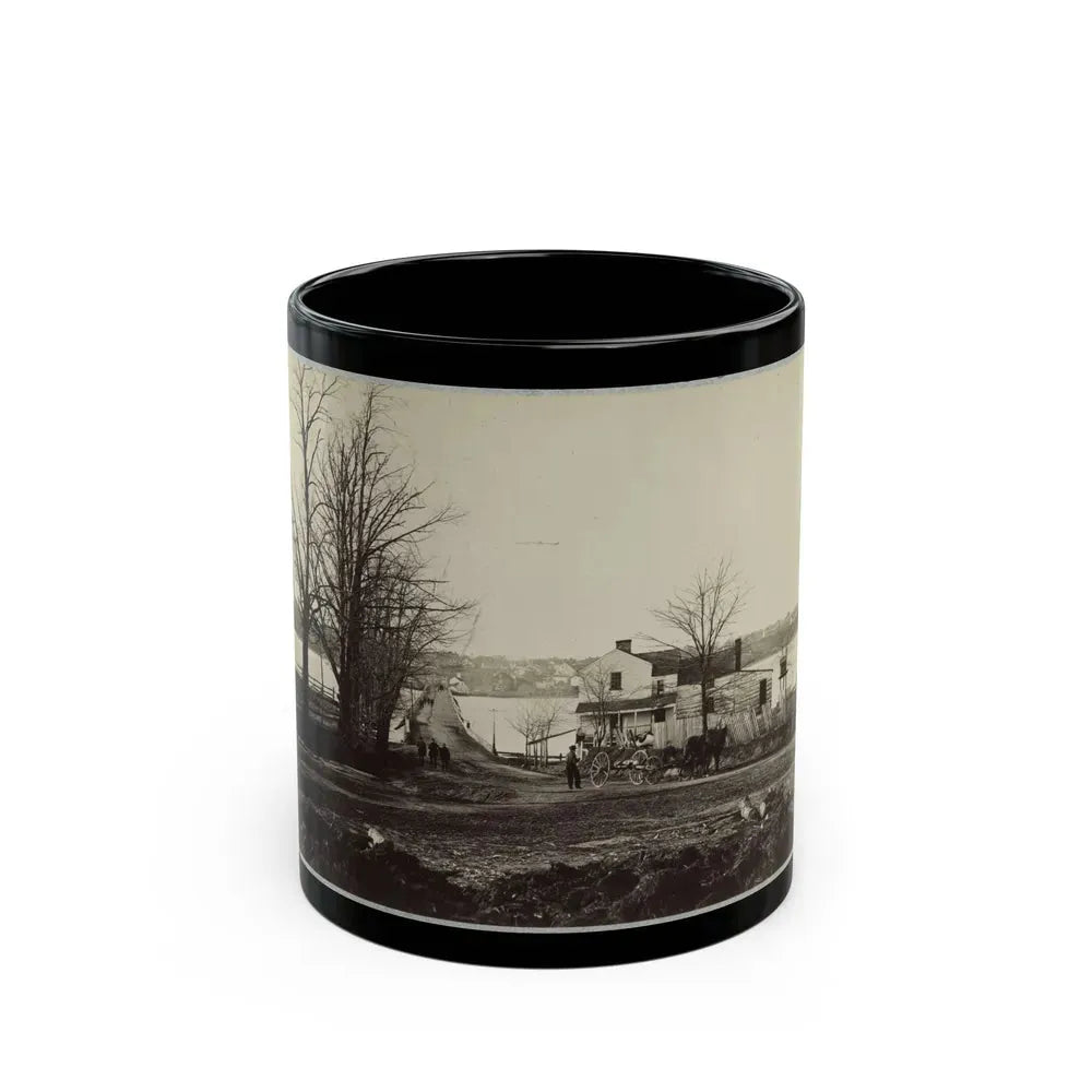 Bridge Across Eastern Branch Of Potomac River, Washington, D.C., April, 1865 (U.S. Civil War) Black Coffee Mug 11oz - Go Mug Yourself