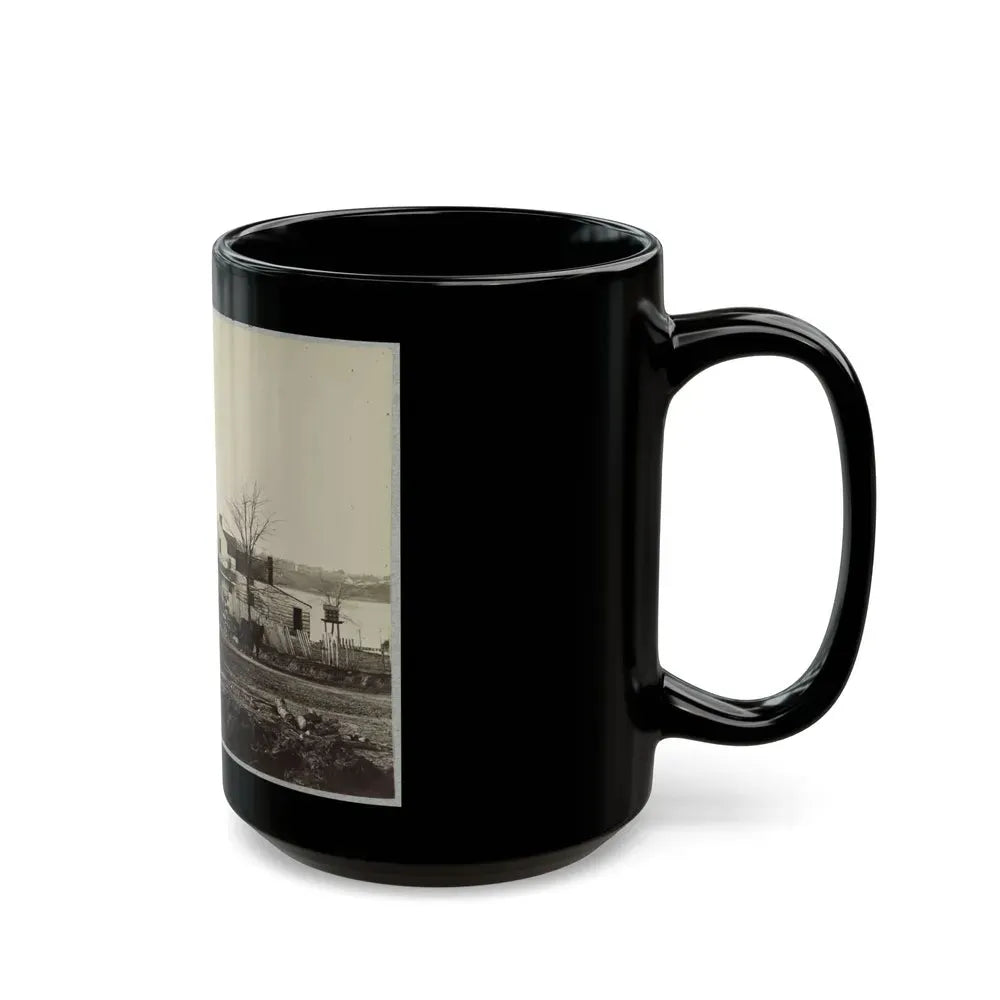 Bridge Across Eastern Branch Of Potomac River, Washington, D.C., April, 1865 (U.S. Civil War) Black Coffee Mug - Go Mug Yourself
