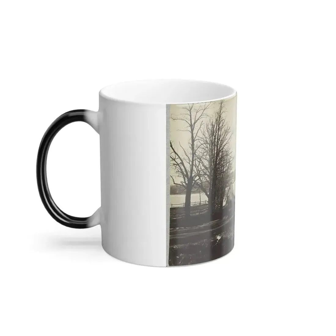 Bridge Across Eastern Branch of Potomac River, Washington, D.C., April, 1865 (U.S. Civil War) Color Changing Coffee Mug 11oz - Go Mug Yourself