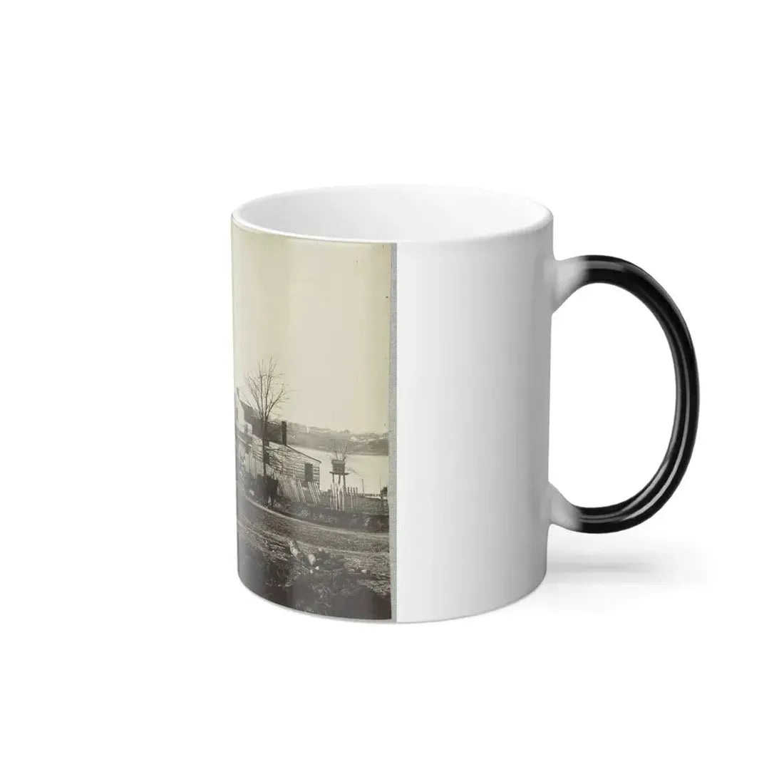 Bridge Across Eastern Branch of Potomac River, Washington, D.C., April, 1865 (U.S. Civil War) Color Changing Coffee Mug 11oz - Go Mug Yourself
