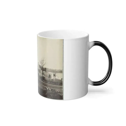 Bridge Across Eastern Branch of Potomac River, Washington, D.C., April, 1865 (U.S. Civil War) Color Changing Coffee Mug 11oz - Go Mug Yourself
