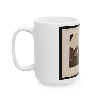 Bridge Across The Rappahannock, North View (U.S. Civil War) White Coffee Mug-Go Mug Yourself