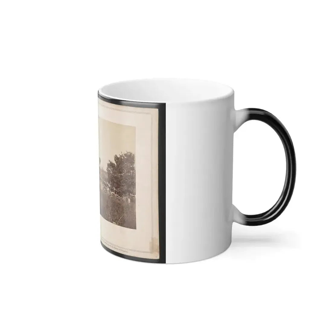 Bridge Across the Rappahannock, North View (U.S. Civil War) Color Changing Coffee Mug 11oz - Go Mug Yourself