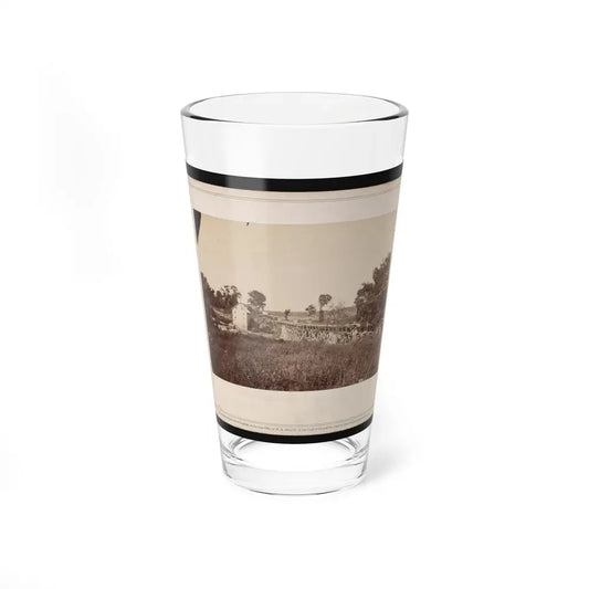 Bridge Across The Rappahannock, North View (U.S. Civil War) Pint Glass 16oz 16oz - Go Mug Yourself