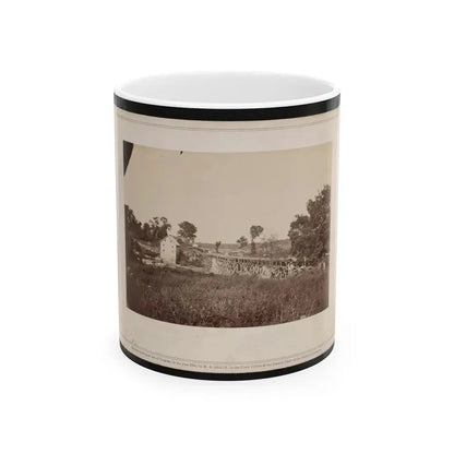 Bridge Across The Rappahannock, North View (U.S. Civil War) White Coffee Mug 11oz - Go Mug Yourself
