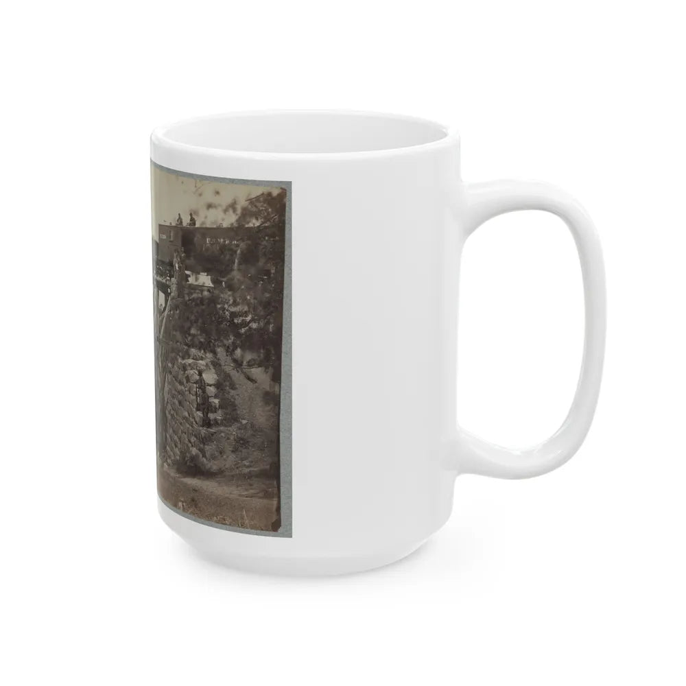 Bridge On Orange & Alexandria Railroad (U.S. Civil War) White Coffee Mug-Go Mug Yourself