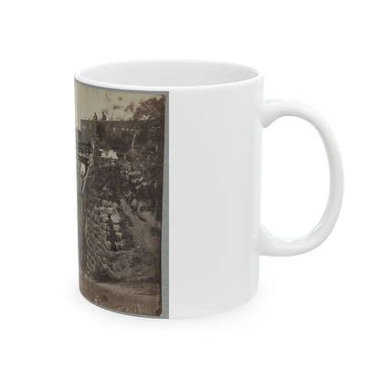 Bridge On Orange & Alexandria Railroad (U.S. Civil War) White Coffee Mug-Go Mug Yourself