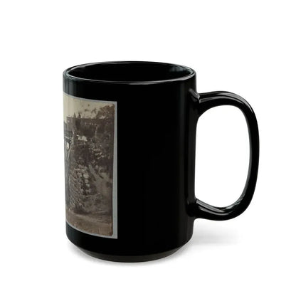 Bridge On Orange & Alexandria Railroad (U.S. Civil War) Black Coffee Mug - Go Mug Yourself
