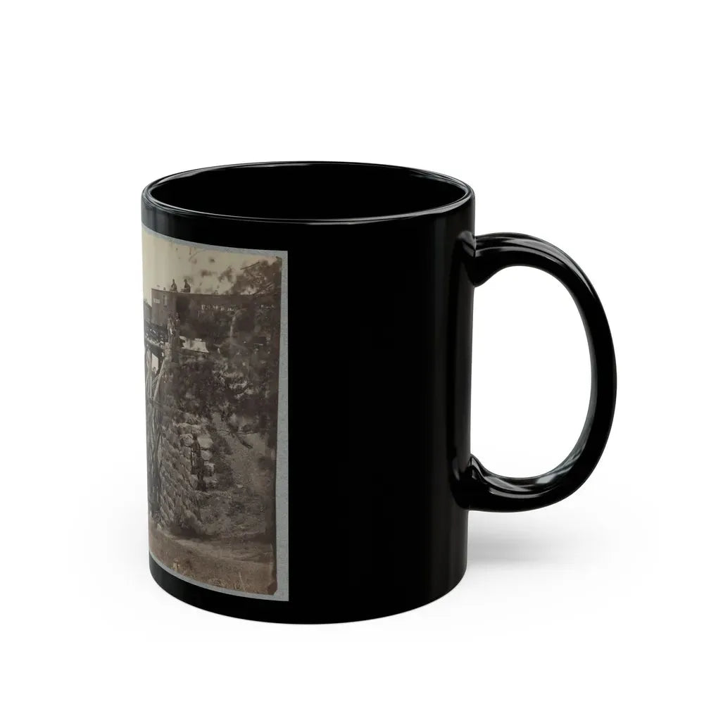 Bridge On Orange & Alexandria Railroad (U.S. Civil War) Black Coffee Mug - Go Mug Yourself