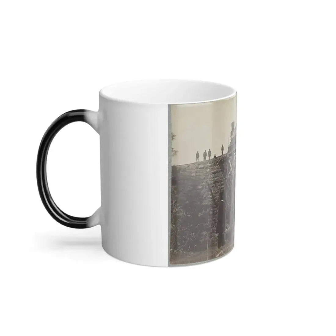 Bridge on Orange & Alexandria Railroad (U.S. Civil War) Color Changing Coffee Mug 11oz - Go Mug Yourself