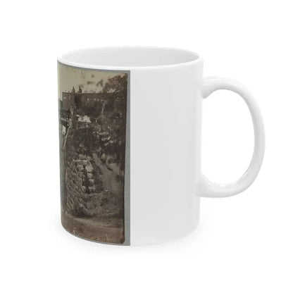 Bridge On Orange & Alexandria Railroad (U.S. Civil War) White Coffee Mug - Go Mug Yourself