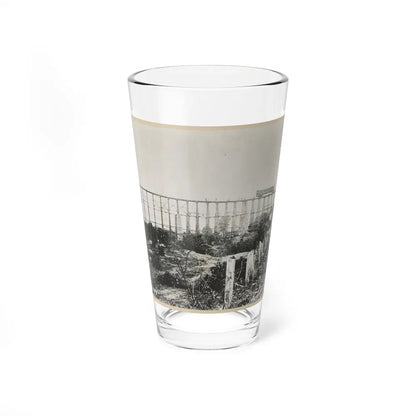 Bridge Over Running Water Creek Destroyed During The Civil War (U.S. Civil War) Pint Glass 16oz-16oz-Go Mug Yourself