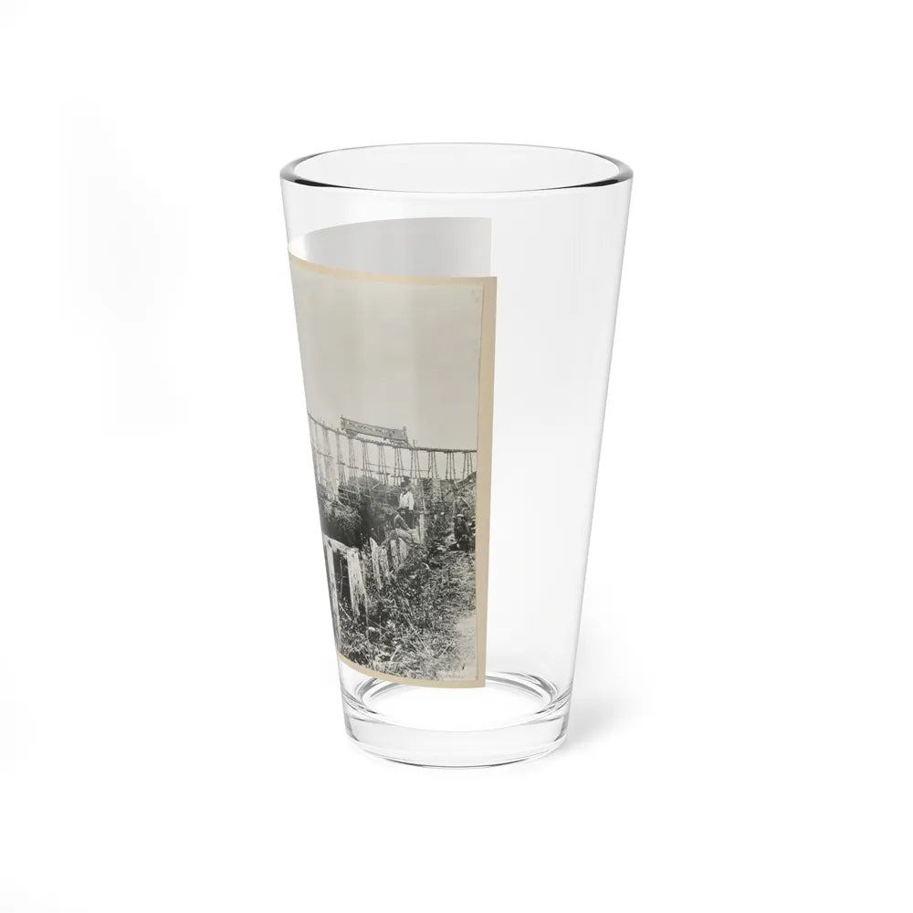 Bridge Over Running Water Creek Destroyed During The Civil War (U.S. Civil War) Pint Glass 16oz-Go Mug Yourself