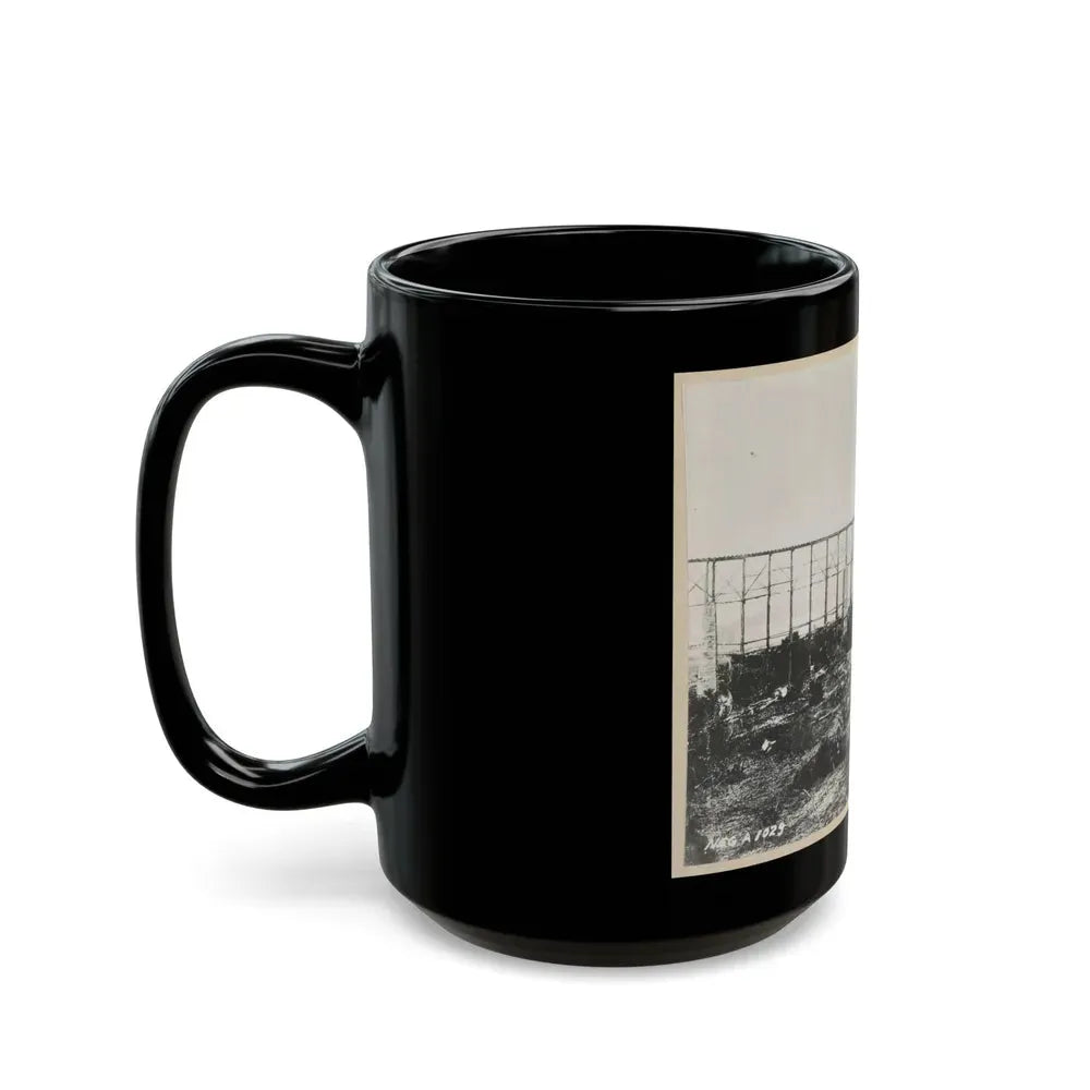 Bridge Over Running Water Creek Destroyed During The Civil War (U.S. Civil War) Black Coffee Mug - Go Mug Yourself