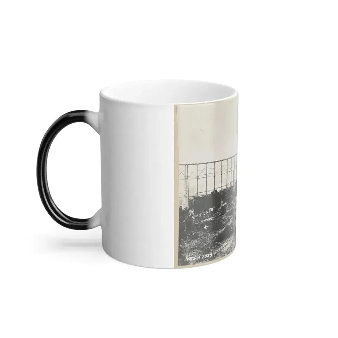 Bridge Over Running Water Creek Destroyed During the Civil War (U.S. Civil War) Color Changing Coffee Mug 11oz - Go Mug Yourself
