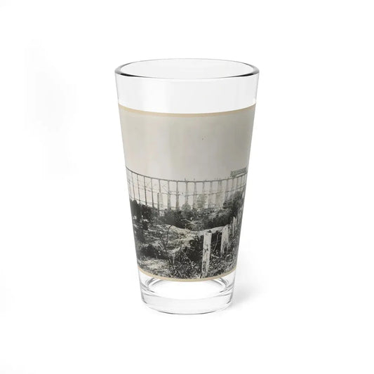 Bridge Over Running Water Creek Destroyed During The Civil War (U.S. Civil War) Pint Glass 16oz 16oz - Go Mug Yourself