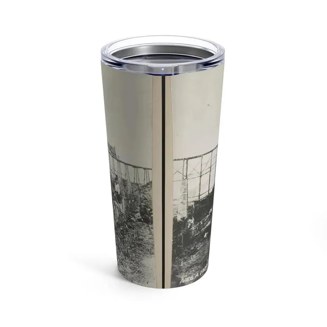 Bridge Over Running Water Creek Destroyed During The Civil War (U.S. Civil War) Tumbler 20oz - Go Mug Yourself