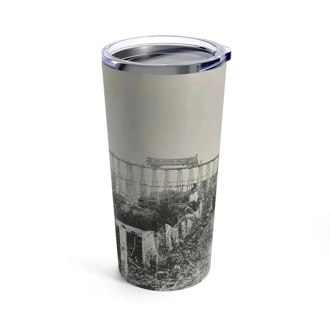 Bridge Over Running Water Creek Destroyed During The Civil War (U.S. Civil War) Tumbler 20oz - Go Mug Yourself