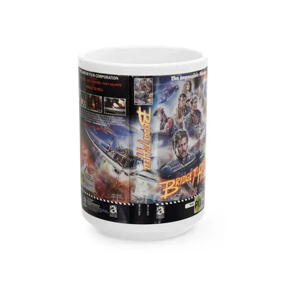 BRIDGE TO HELL (VHS COVER) - White Coffee Mug 15oz - Go Mug Yourself