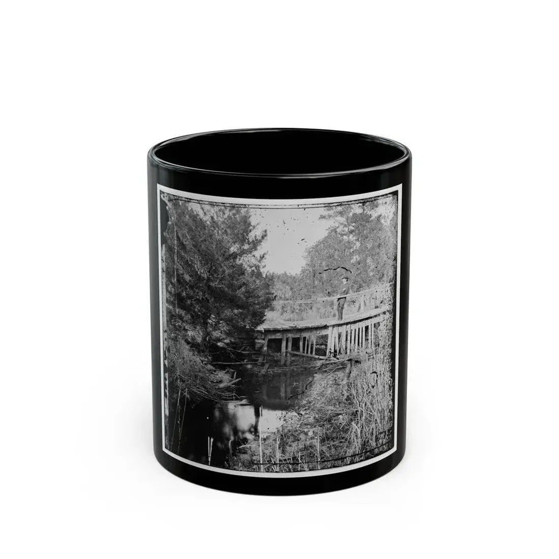 Bridge (U.S. Civil War) Black Coffee Mug 11oz - Go Mug Yourself