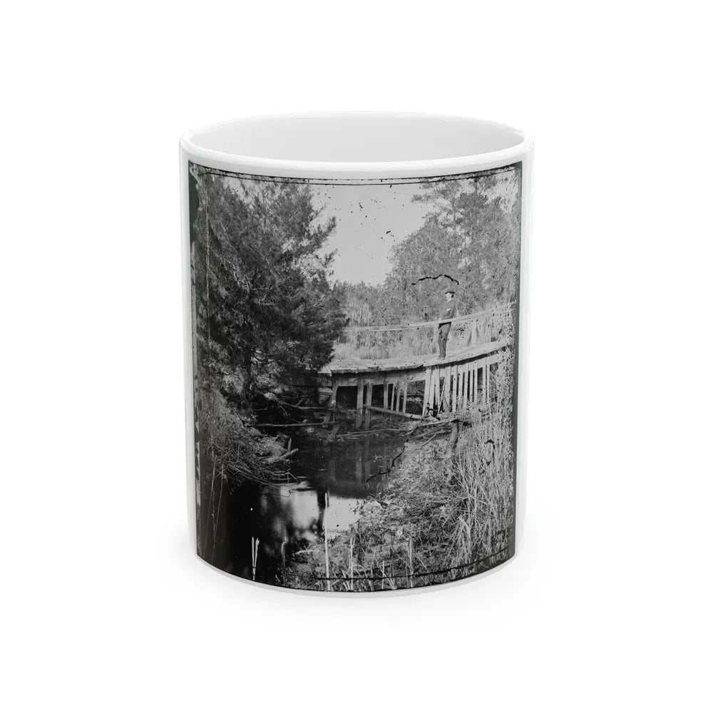 Bridge (U.S. Civil War) White Coffee Mug 11oz - Go Mug Yourself