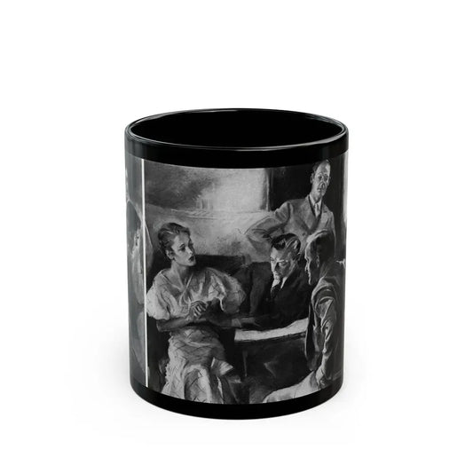 Bridge Widow (2), Ladies' Home Journal, September 1934 - Black Coffee Mug 11oz - Go Mug Yourself