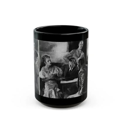Bridge Widow (2), Ladies' Home Journal, September 1934 - Black Coffee Mug 15oz - Go Mug Yourself