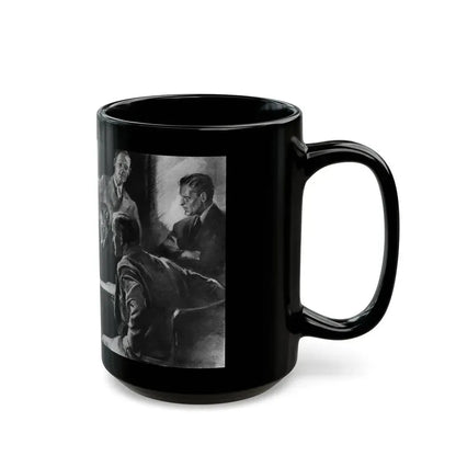 Bridge Widow (2), Ladies' Home Journal, September 1934 - Black Coffee Mug - Go Mug Yourself