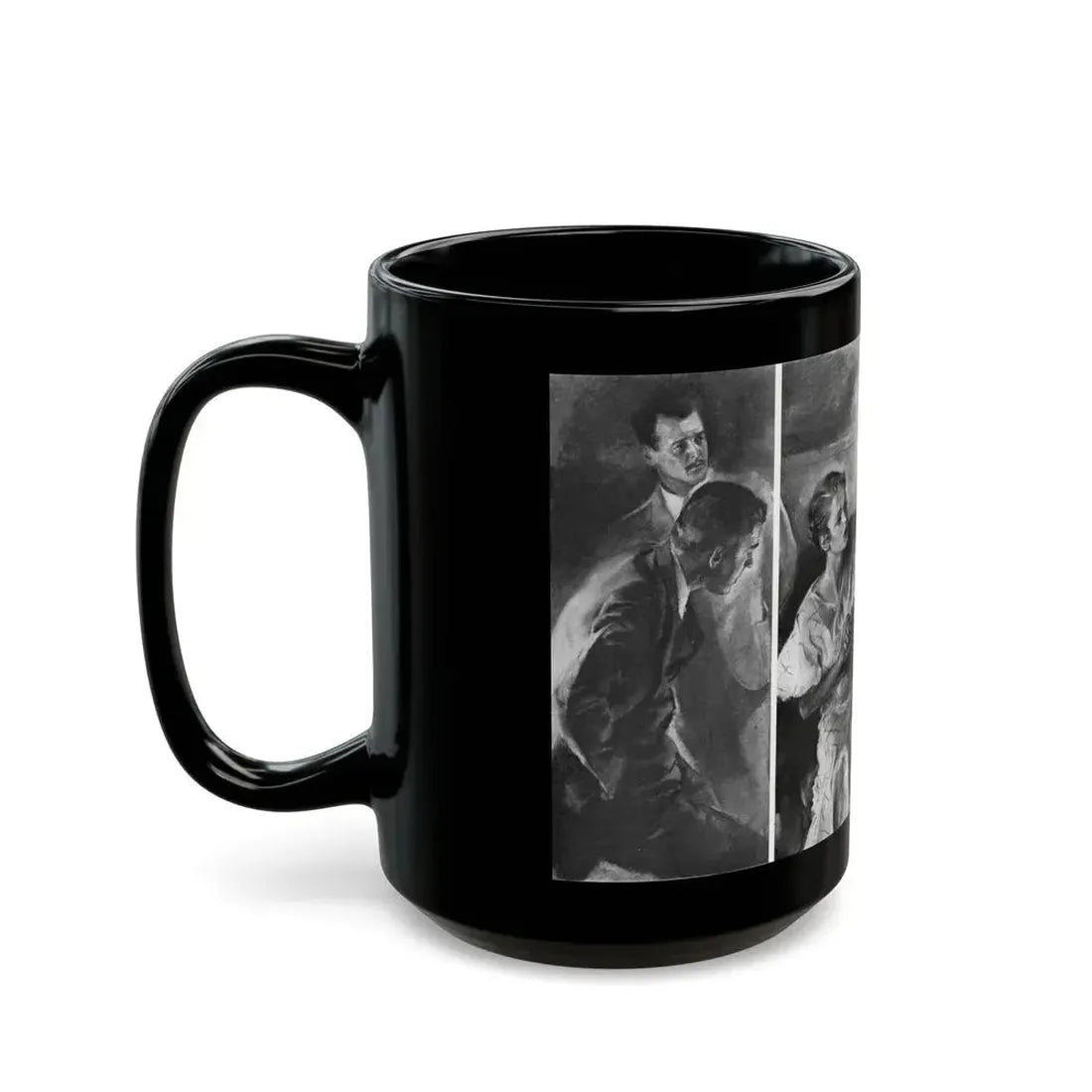 Bridge Widow (2), Ladies' Home Journal, September 1934 - Black Coffee Mug - Go Mug Yourself