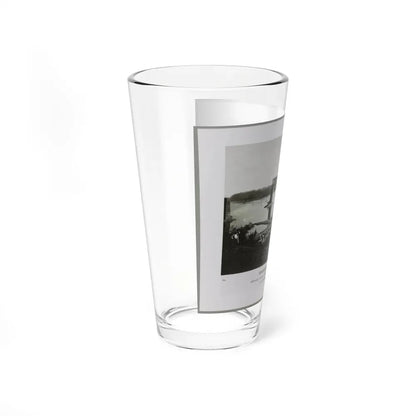 Bridgeport, Tenn. (I.E. Alabama), 1864, Showing Ruins Of Nashville & Chattanooga R.R. Bridge And Construction Of A Pontoon Bridge (U.S. Civil War) Pint Glass 16oz - Go Mug Yourself