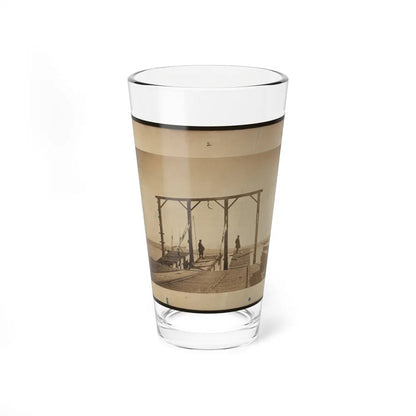 Bridges By Means Of Which Cars Are Loaded Upon Or Unloaded From Arks Or Barges (U.S. Civil War) Pint Glass 16oz-16oz-Go Mug Yourself