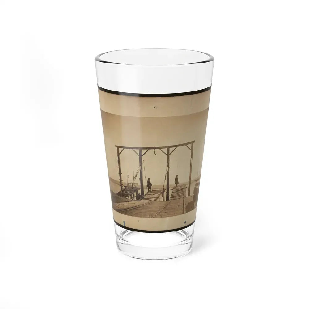 Bridges By Means Of Which Cars Are Loaded Upon Or Unloaded From Arks Or Barges (U.S. Civil War) Pint Glass 16oz 16oz - Go Mug Yourself