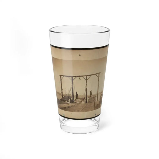Bridges By Means Of Which Cars Are Loaded Upon Or Unloaded From Arks Or Barges (U.S. Civil War) Pint Glass 16oz 16oz - Go Mug Yourself