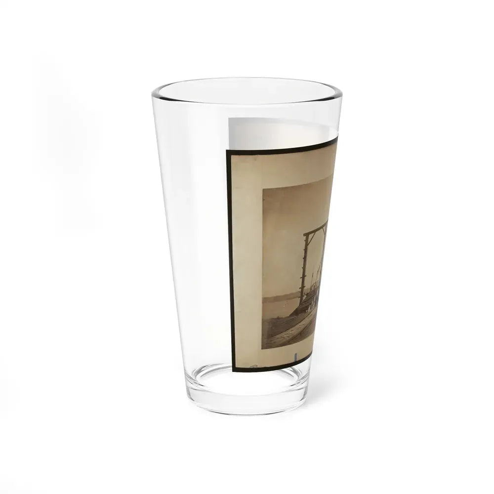 Bridges By Means Of Which Cars Are Loaded Upon Or Unloaded From Arks Or Barges (U.S. Civil War) Pint Glass 16oz - Go Mug Yourself