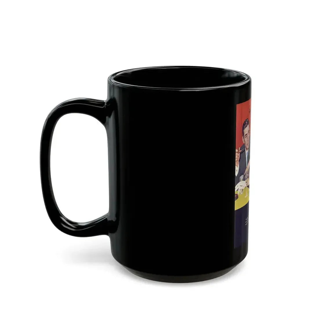 Brief Folly, Redbook, April 1953 - Black Coffee Mug - Go Mug Yourself