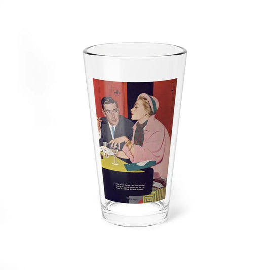 Brief Folly, Redbook, April 1953 (Magazine Illustration) Pint Glass 16oz-16oz-Go Mug Yourself