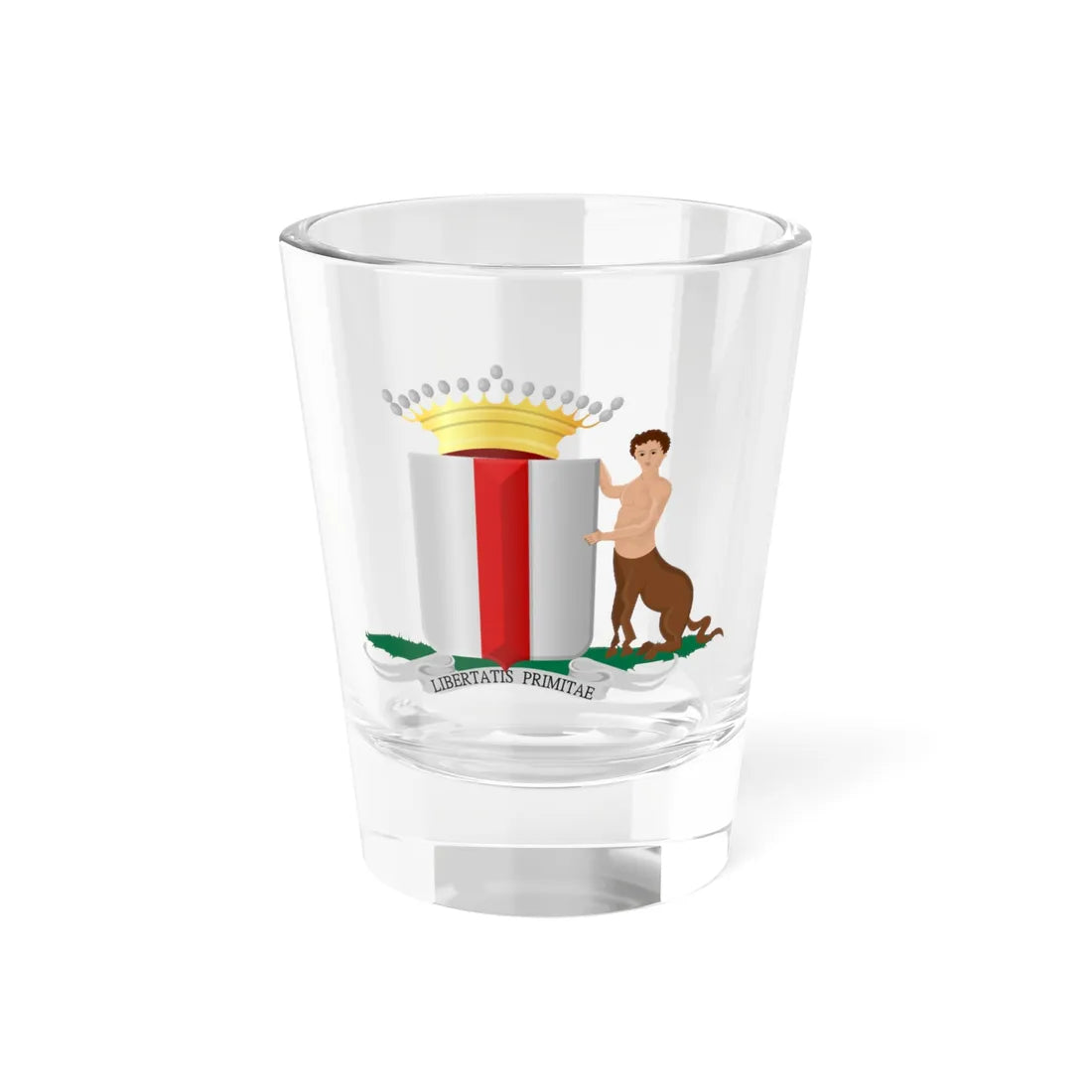 Brielle wapen (Netherlands) (Coat of Arms) Shot Glass 1.5oz 1.5oz - Go Mug Yourself