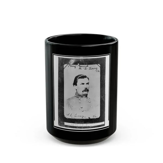 Brig.-Gen. A.L. Long, Va. (U.S. Civil War) Black Coffee Mug 15oz - Go Mug Yourself