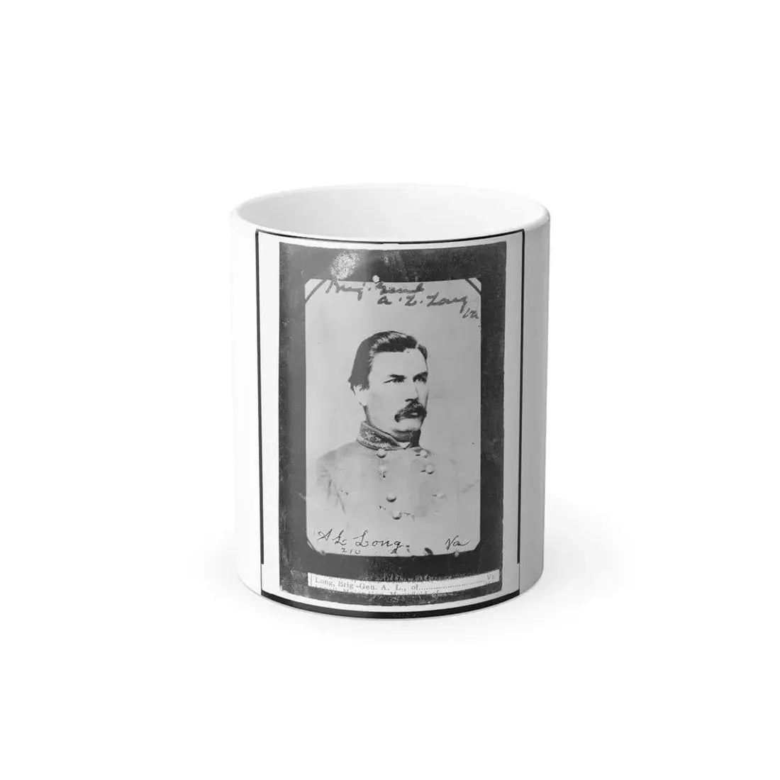 Brig.-Gen. A.L. Long, Va. (U.S. Civil War) Color Changing Coffee Mug 11oz Default Title 11oz - Go Mug Yourself