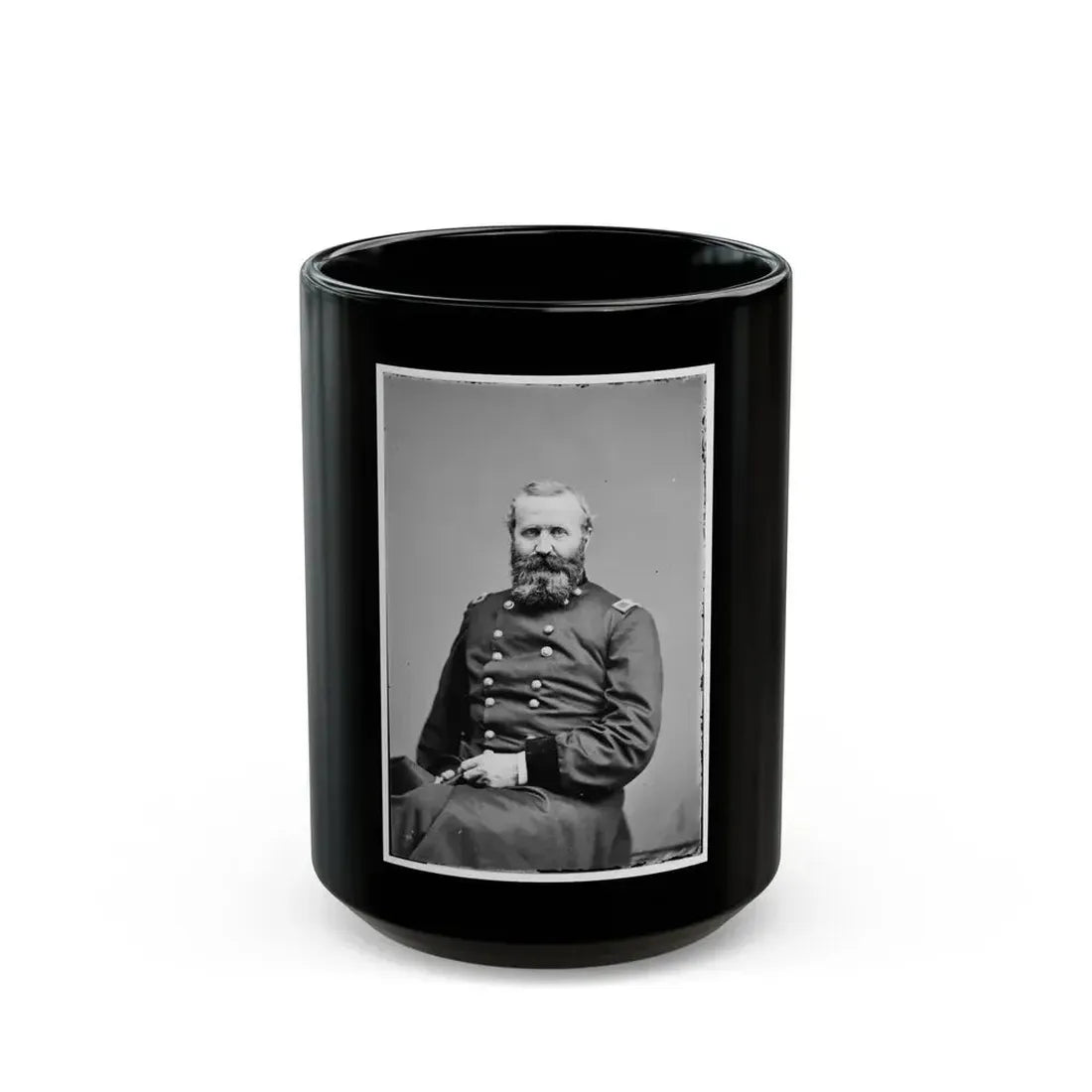 Brig. Gen. Alex Hays 002 (U.S. Civil War) Black Coffee Mug 15oz - Go Mug Yourself