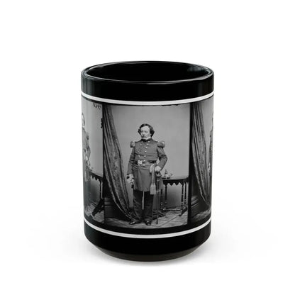Brig. Gen. B.L.E. Bonneville (U.S. Civil War) Black Coffee Mug 15oz - Go Mug Yourself