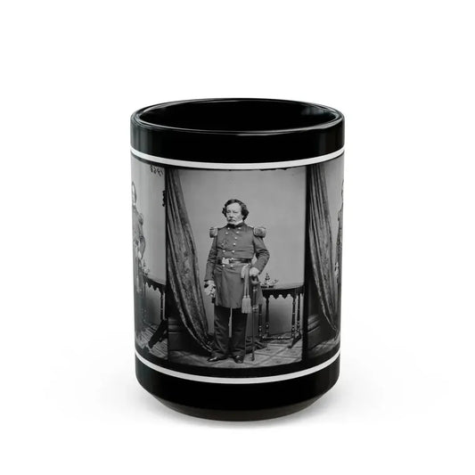Brig. Gen. B.L.E. Bonneville (U.S. Civil War) Black Coffee Mug 15oz - Go Mug Yourself